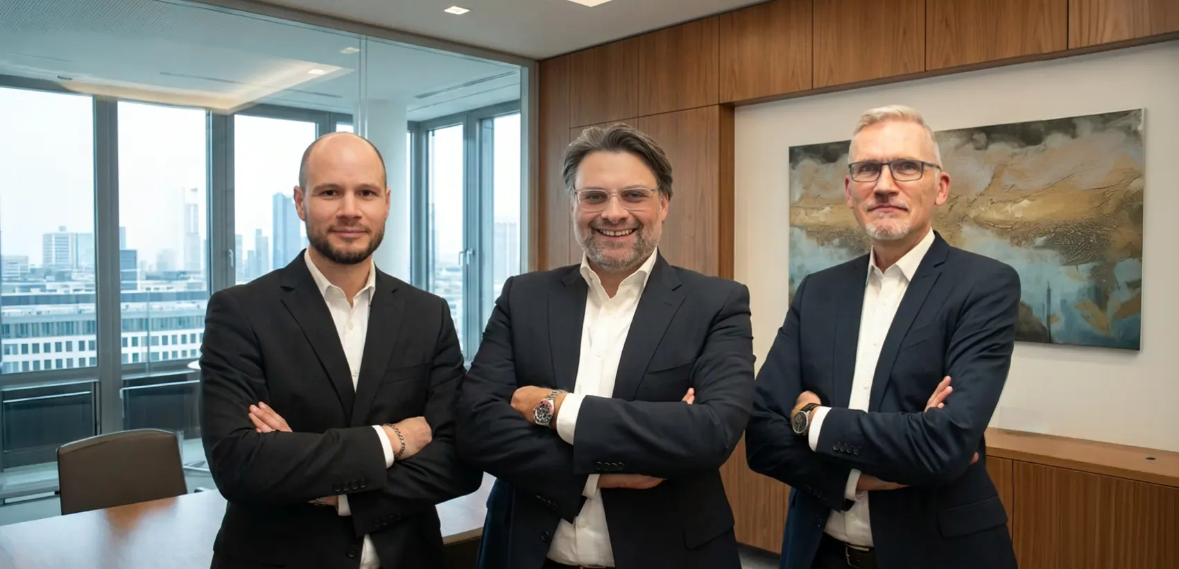Sandro Rieker, Sebastian Rüth und Stefan Meer